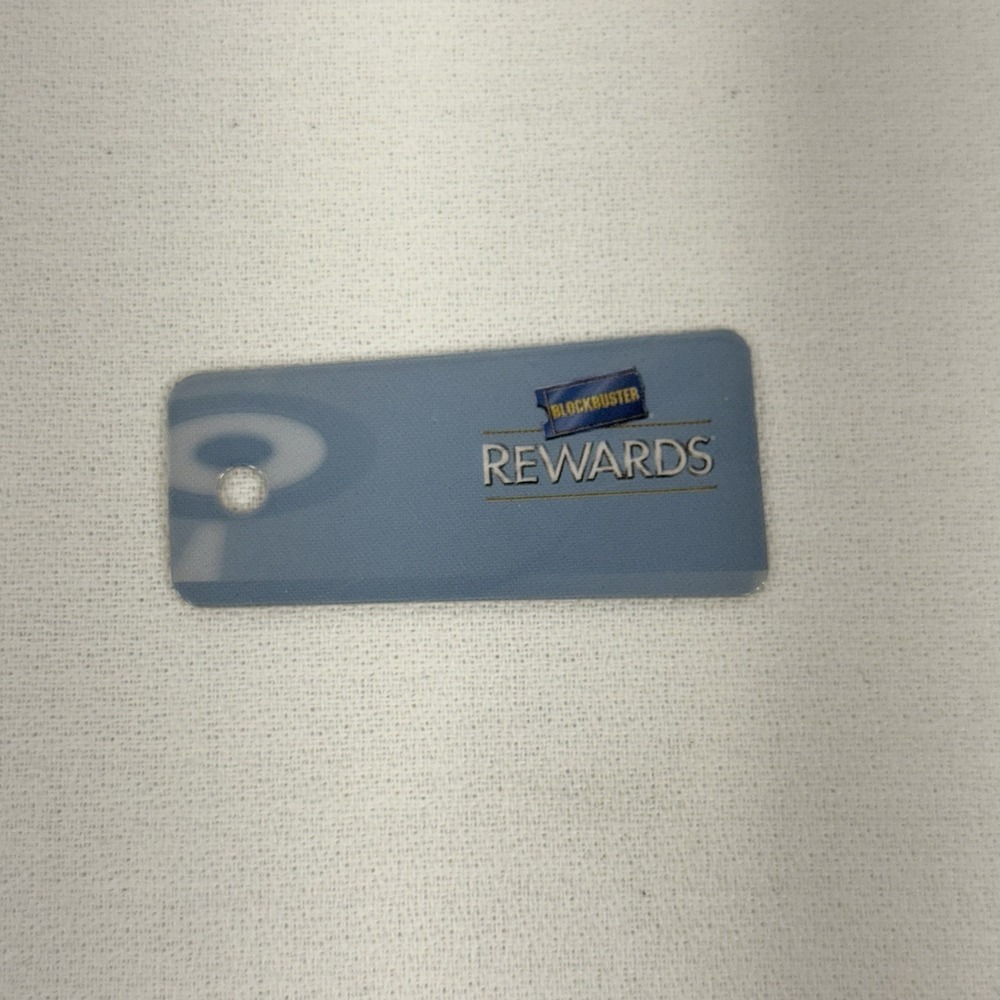 Rare Vintage Blockbuster Rewards Card Key Fob 2007